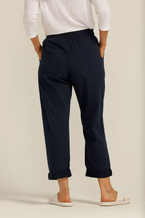 Goondiwindi Cotton Relaxed Summer Pant Navy