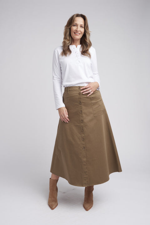 Goondiwindi Cotton Button Through Skirt