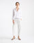 Mela Purdie Chisel Pocket Shirt Microprene French Navy, White