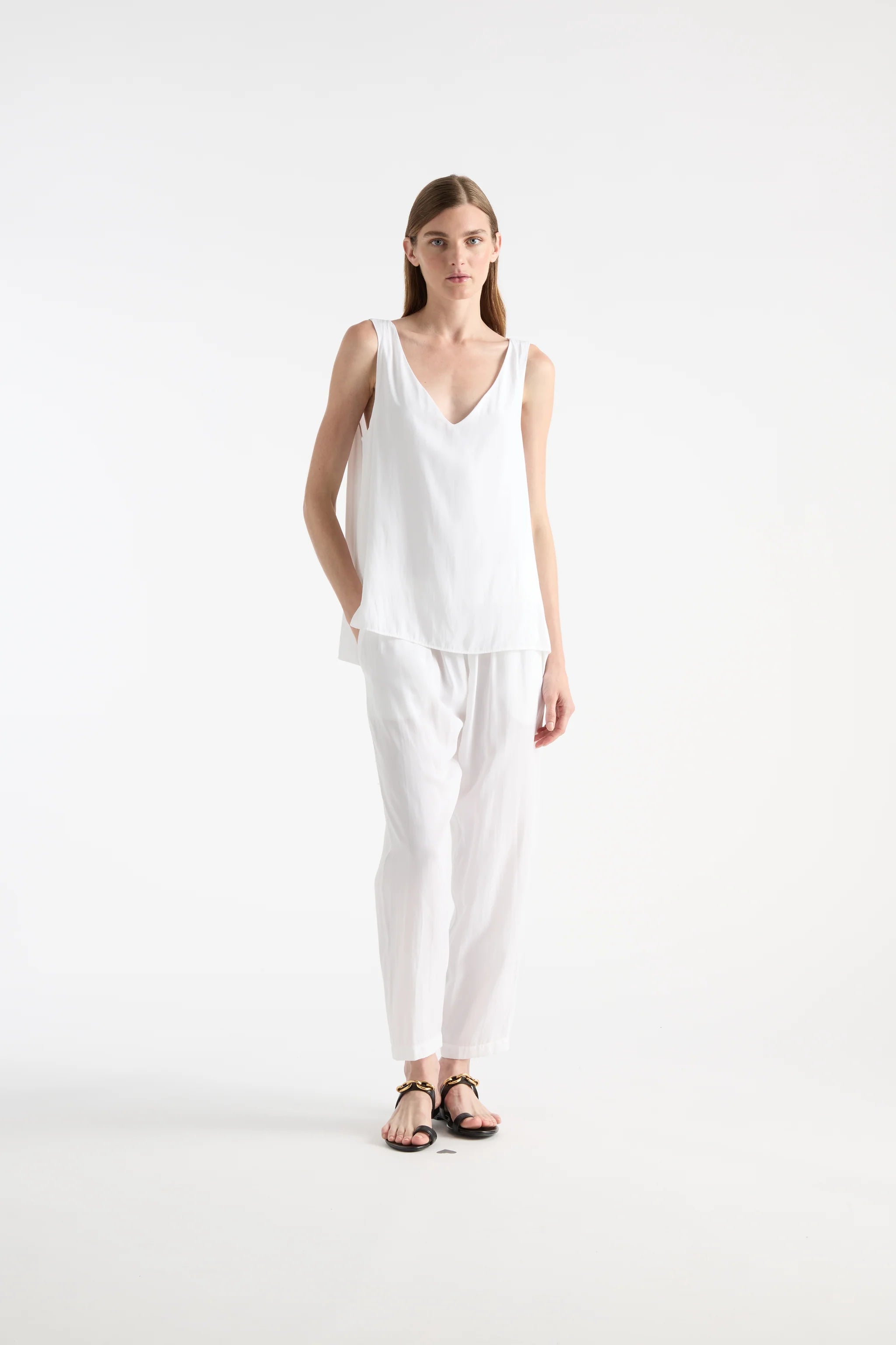 Mela Purdie Soft Capri - Linen – Katwalk Boutique AU
