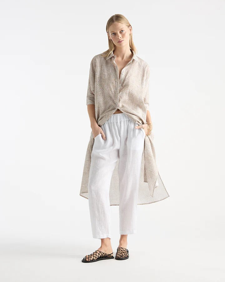 Mela Purdie Soft Capri - Linen – Katwalk Boutique AU